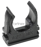 Держатель с защёлкой CF20 IEK черный CTA10D-CF20-K02-100