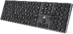 Клавиатура Oklick K867W беспроводная, Bluetooth, радиоканал, серый, вид 12