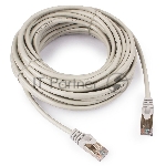 Патч-корд FTP Cablexpert cat.5e, 10м, литой, многожильный серый