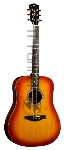 Электроакустическая гитара Kepma B1E-D-BS цвет Cherry Burst