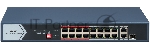 Коммутатор iFLOW F-SW-EU418POE-V/L, 16×100 Мбит/с PoE + 2×1 Гбит/с, неуправляемый