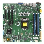 Материнская плата Supermicro MBD-X11SCL-F-B, LGA 1151, Intel C242, 4xDDR4, 6xSATA, 1xM.2, 1xPCI-E 3.0 x16, 1xPCI-E 3.0 x8, 2xPCI-E 3.0 x4, 1xVGA, 2x 1Gb LAN, 2xUSB 2.0, 5xUSB 3.1 Gen 1, 2xCOM, 1x TPM, Micro-ATX, OEM