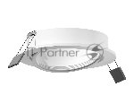 Корпус светильника C7651 SWH белый песок D106*H25mm MR16 GU5.3