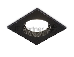 Встраиваемый точечный светильник Ambrella light TN102818 BK черный GU5.3 78*78*28