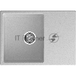 Мойка URBAN 668L gray 1-чаша+крыло 680*490мм, монтаж: врезной, материал: кварц, цвет: серый