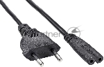 Кабель Premier 5-180 IEC C7 (2-pin) Евровилка 1.8м (5-180(0.5) 1.8) черный (Bulk)