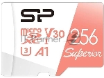 Флеш карта microSD 256Gb Silicon Power Superior A1 microSDXC Class 10 UHS-I U3 100/80 Mb/s