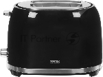 Тостер Centek СТ-1432 черный/стальной, 850 Вт, 2 слота