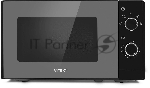 Микроволновая печь Vitek VT-MW2020 черный/хром, 20 л, 700 Вт, переключатели — поворотный механизм