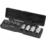Набор головок TORX, 14 предметов, 1/4, 3/8, 1/2  Stels
