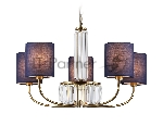 Люстра Ambrella light LH71271/5 BS/DB латунь/темно синий E14/5 max 40W D650*840