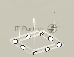Светильник Ambrella light XB9177101/8 SWH/PBK белый песок/черный полированный GX53 (C9177, N8113)