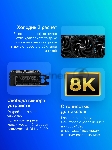 Видеокарта Palit GeForce RTX 5080 GamingPro OC, 16 GB GDDR7, 256 bit, 3xDisplayPort, HDMI, GPU 2700 MHz, вид 40