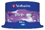 Диск DVD+R Verbatim 4.7Gb 16x Cake Box (50шт) (43550)