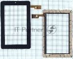 Сенсорное стекло (тачскрин) TPC0069 VER5.0 (188х114), черное
