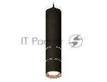 Светильник Ambrella Light XP7402085 SBK/PPG черный песок/золото розовое полированное MR16 GU5.3