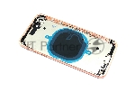 Задняя крышка (корпус) в сборе с рамкой для Apple iPhone 8 золотая