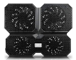 Подставка для ноутбука Deepcool MULTI CORE X6 15.6" 380x295x24мм 24dB 2xUSB 900g Fan-control черный