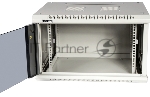 Шкаф настенный серии Pro, 22U 600x600, стеклянная дверь
