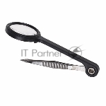 Лупа ручная с пинцетом 8х Rexant 12-0411