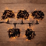 Гирлянда "LED ClipLight" 24V, 5 нитей по 20 метров, цвет диодов Желтый