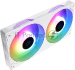 Вентилятор ID-COOLING ICEFAN 240 ARGb SNOW белый 120мм 2000rpm 31db 4-pin
