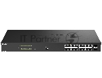 Коммутатор D-Link DGS-1018P/B1A, 16×1 Гбит/с + 2×1 Гбит/с SFP, неуправляемый