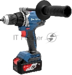 Дрель-шуруповерт DongCheng DCJZ06-13, 20 В, 5 Ач, 120 Нм, бесщеточный, вид 23