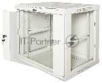 Шкаф настенный серии Pro, 4U 600x450, стеклянная дверь