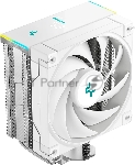 Устройство охлаждения(кулер) Deepcool AK400 Digital SE Wh ARGb Soc-AM5/AM4/1200/1700/1851 белый 4-pin 19-28dB Al+Cu LCD 220W 812gr Ret (R-AK400-WHADMN-GJD)