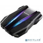 Внешний жесткий диск 2.5"; 1TB ADATA HD770G [AHD770G-1TU32G1-CBK] USB 3.2 Gen 1, RGB, Military-grade shock-resistance, Protect Water and Dust IP68, Gaming Stockpile, Black, RTL {20} (772219)