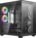 Корпус Ocypus Delta C74 ARGB Black, Midi-Tower, чёрный, 2 x 120 мм