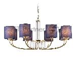 Люстра Ambrella light LH71273/8 BS/DB латунь/темно синий E14/8 max 40W D820*840