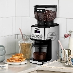 Кофемолка Kitfort КТ-790 180Вт сист.помол.:жернова вместим.:320гр нержавеющая сталь/черный, вид 3