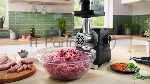 Мясорубка электрическая Bosch MFWS640B черный, 2100 Вт, 3.5 кг/мин, реверс, насадки - 9, вид 14