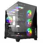 Корпус Alseye Paladin-B, Midi-Tower, чёрный, 4 x 120 мм
