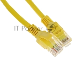 Патч-корд Premier PP12-0.25M/Y 1000Гбит/с UTP 4 пары cat.5E CCA molded 0.25м желтый RJ-45 (m)-RJ-45 (m)