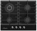 Газовая варочная панель встраиваемая Monsher MKFG 60 G-GFT черный
