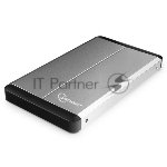 Внешний корпус для HDD Gembird EE2-U3S-2-S 2.5" EE2-U3S-2-S, серебро, USB 3.0, SATA, металл