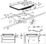 Индукционная варочная поверхность Electrolux EIV83443BW, 4 конфорки, с зоной расширения, стеклокерамика, 7200 Вт, вид 4