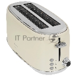 Тостер TESLER TT-430 бежевый, 1500 Вт, 2 слота