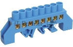 Шина нулевая IEK YNN10-812-8DP-K07 в комб DIN-изол "Стойка" ШНИ-8х12-8-КС-С IEK