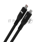 Дата-кабель MORE CHOICE (4620202554581) K83ia 2м USB 3.0A PD 27W для Lightning ng 8-pin -2 м, черный