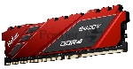 Оперативная память NETAC Shadow, DDR4, 8GB (1x8GB), 3600MHz, CL18, DIMM, с радиаторами, красный