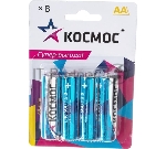 Элемент питания Космос алкалиновый AA/LR06 BP-8 (блист.8шт)