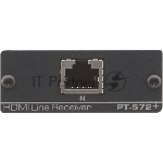 Приемник Kramer Electronics PT-572+ сигнала HDMI из кабеля витой пары (TP), поддержка HDCP и HDTV, HDMI (V.1.4 c 3D, Deep Color, x.v.Color, Lip Sync, HDMI Uncompressed Audio Channels, Dolby TrueHD, DTS-HD) с адаптером питания, 1.65Gbps
