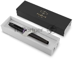 Ручка перьевая Parker IM Vibrant Rings F315 (2172948) Amethyst Purple PVD сталь нержавеющая F подар.кор.