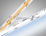 Светодиодная лента Ambrella light GS4753 COB 528Led/14W m/ 24V IP20 6500K/ 5m*10mm*2mm (2 конт.)