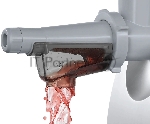 Мясорубка электрическая Bosch MFW68660 черный, 2200 Вт, 4.3 кг/мин, реверс, защита от перегрузки, металлический лоток, насадки - 10, вид 43