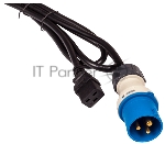 Шнур питания C19-I309 Male, 3х2.5, 220В, 16А, черный, 2.5 метра